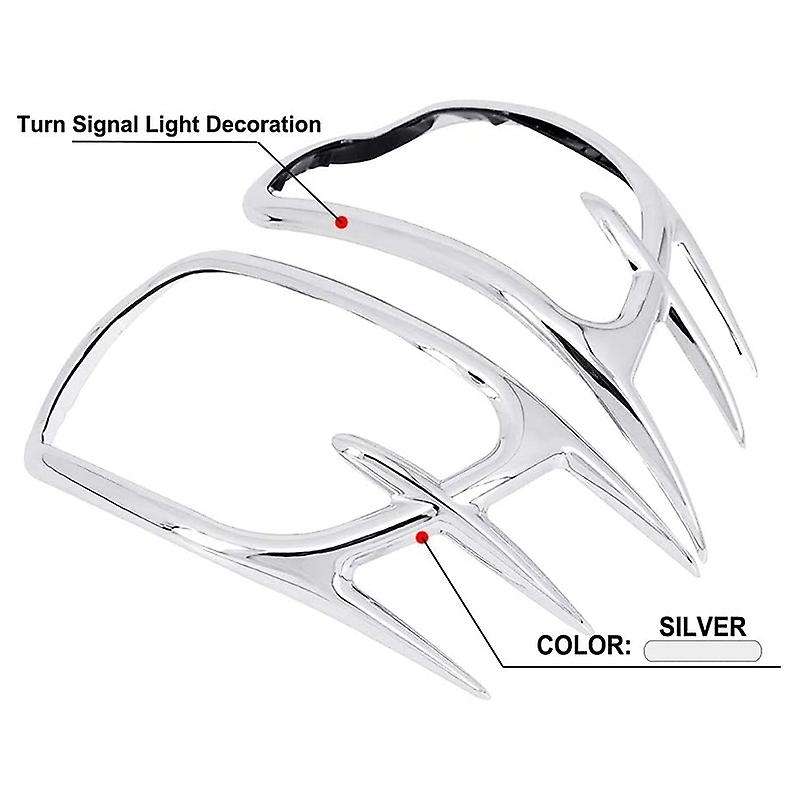 Motorcycle Turn Signal Light Decoration Trims for Goldwing GL1800 2001-2011