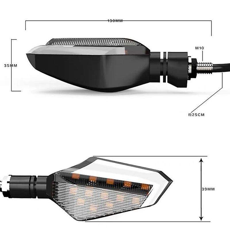 Motorcycle Turn Signal Lights, Universal Led Daytime Running Lights for