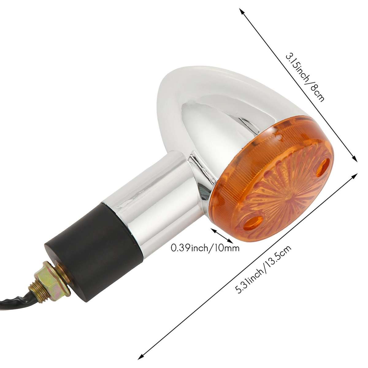 Motorcycle Turn Signals Front Rear Lights Compatible Honda Harley Kawasaki