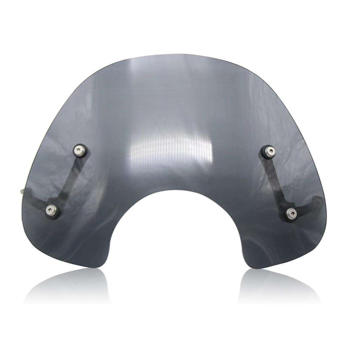 Motorcycle Windshield Windscreen Wind Deflector Wind Shield Spoiler for Ns125la Ns125la(smoke Grey)