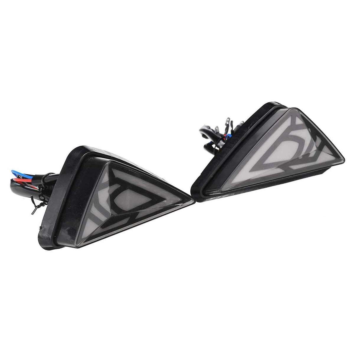 Motorcycles Turn Signals LED Motorcycle Triple-cornered Flowing Turn Signals Lights Indicator Blinke