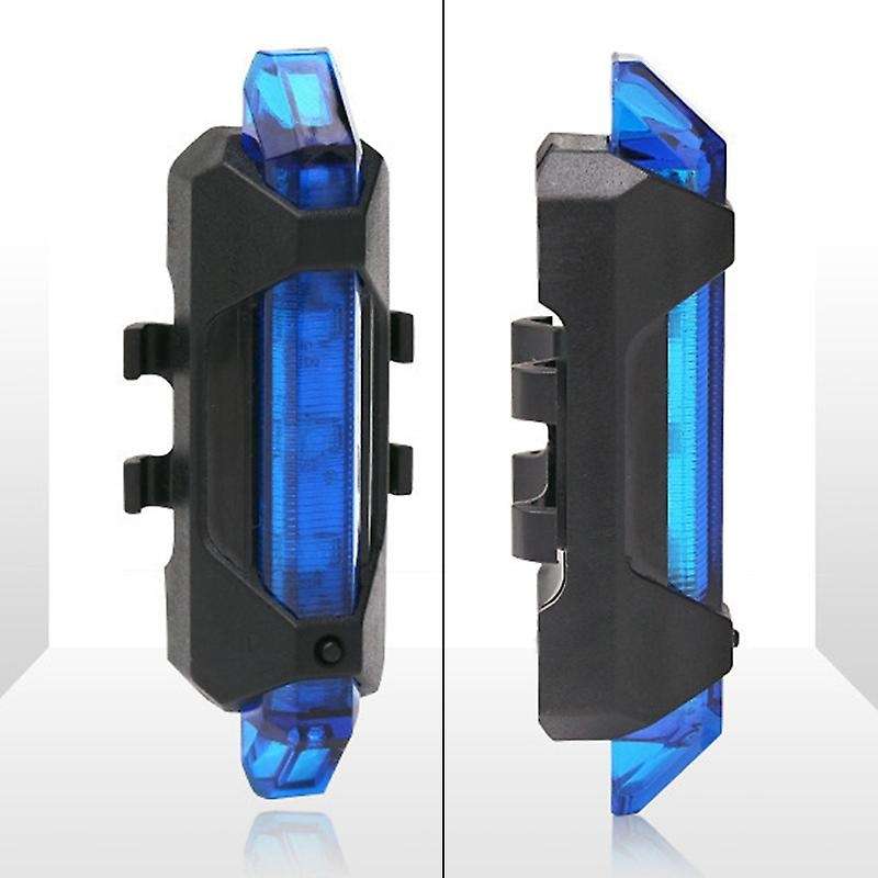 Mountain Bike USB Charging Tail Light 5 LED Waterproof Super Bright Charging Tail Light Warning Ligh