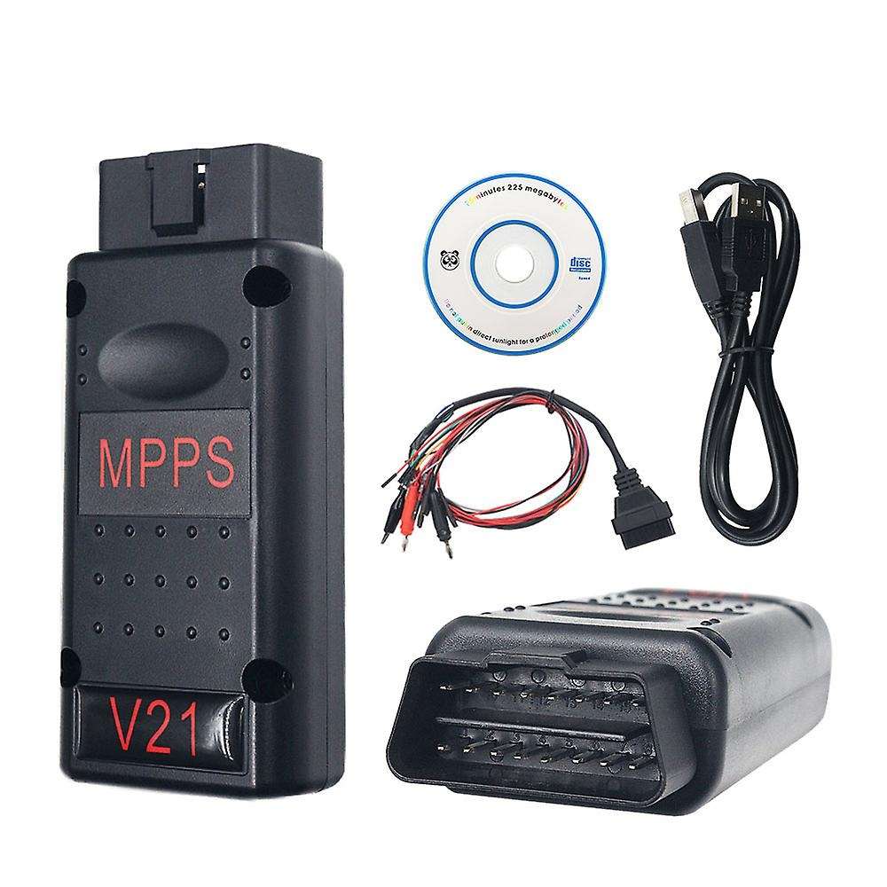 MPPS V21 ECU Chip Tuning Tool MAIN + TRICORE + MULTIBOOT with Breakout Tricore Cable EEprom Programm