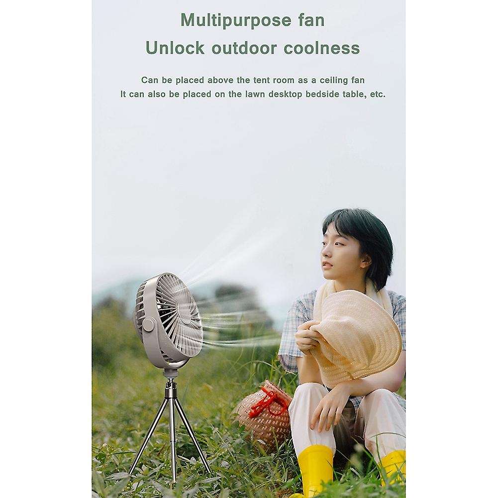 Multifunction Remote Cooler Fan with Tripod Mini Portable Ceiling Timer Fan for Home Office Outdoor