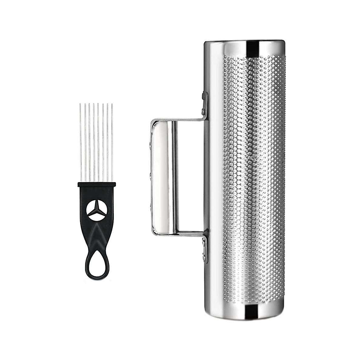 Musical Instrument Stainless Steel 30.48x10.16cm Percussion Instrument with Scraper Metal Shaker Cu