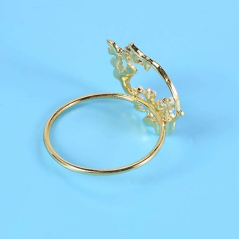 Napkin Ring Flower Napkin Rings Set of 6 Metal Napkin Holder for Wedding Party Dinner Table Decorati