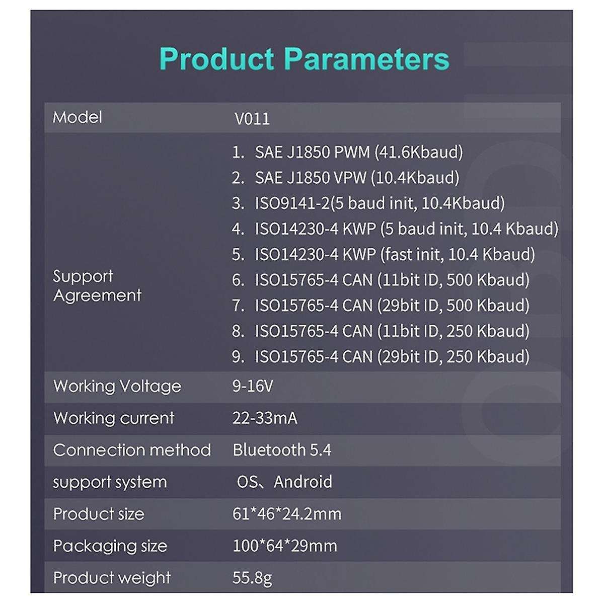 New Car Diagnostic Instrument Bluetooth Connection OBD II Detection Tool Fault Diagnosis Clear Code