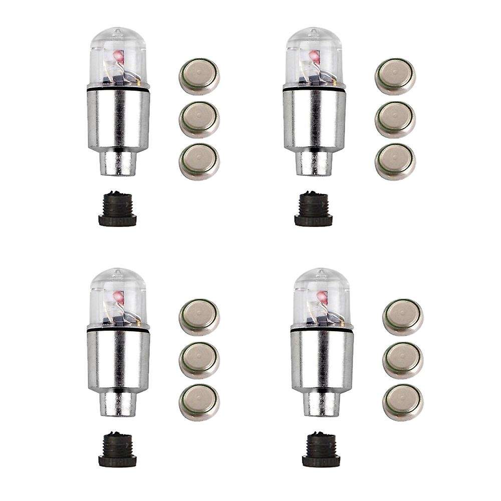 New Car Motorcycle Wheel Tire Tyre Valve Cap Neon LED Flash Light Lamp Hot Bike Car Motorcycle Flash