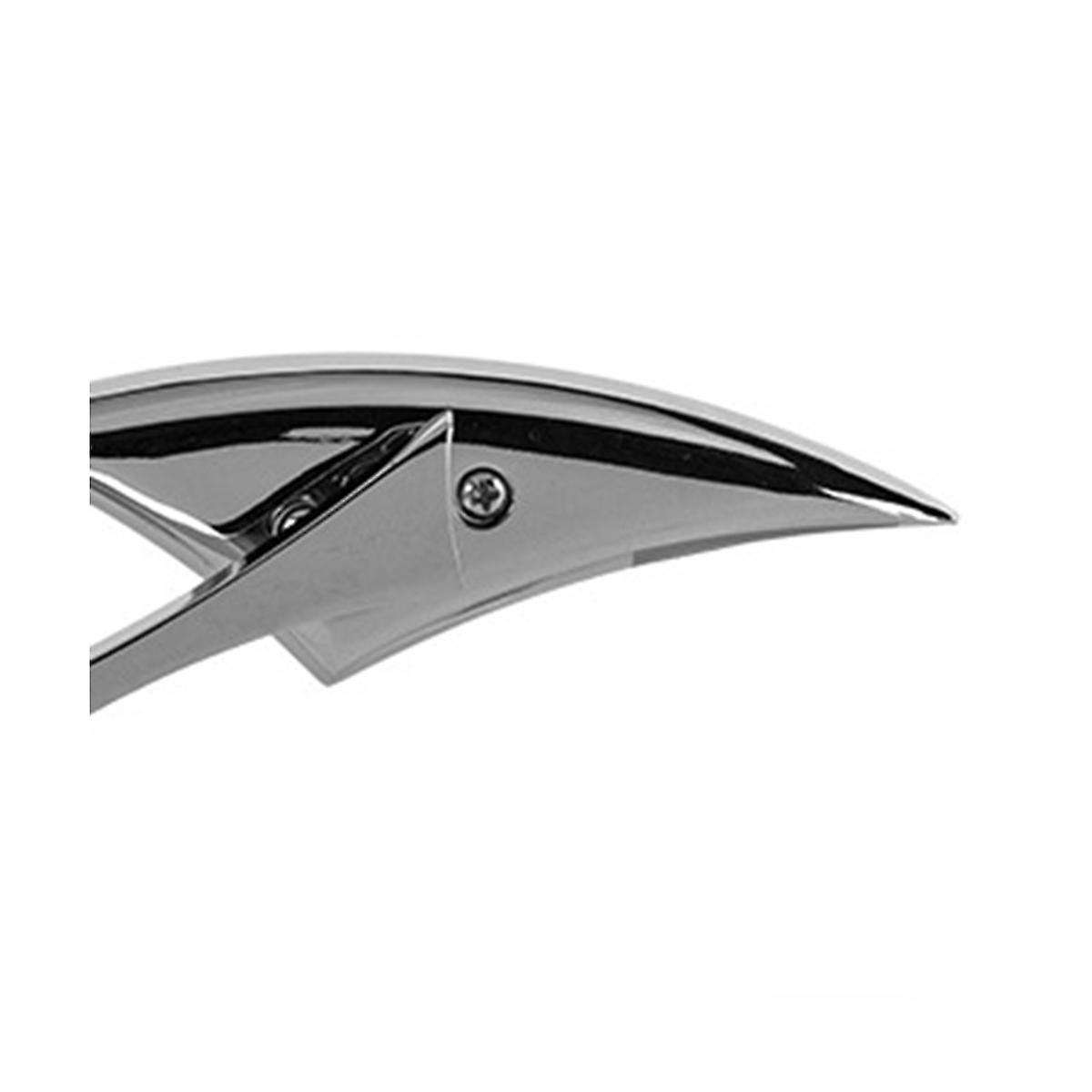 New Chrome Custom Rearview Rear View Mirrors Silver for Motorcycle Cruiser Chopper Glide