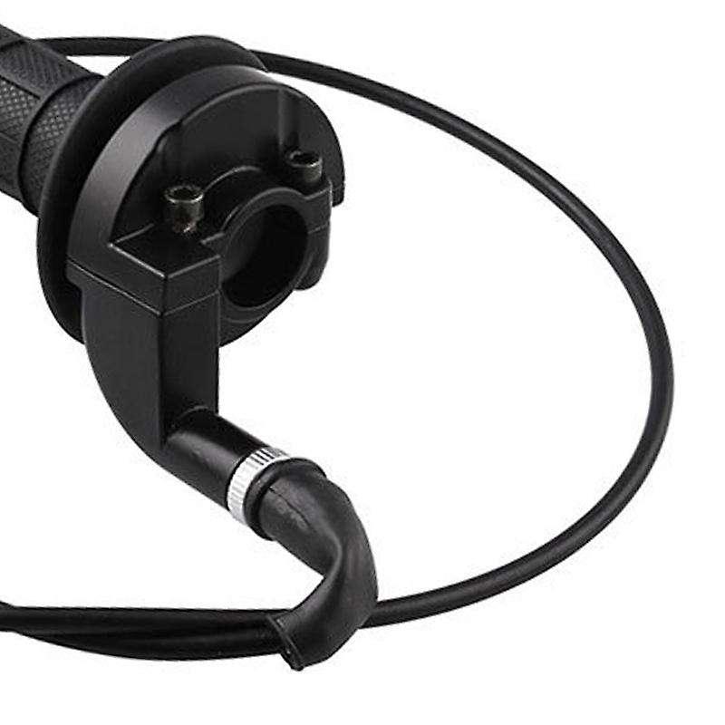 New Motorcycle 22mm 7/8inch Handlebar Hand Grips Accelerator with Throttle Cable for Dirt Bike ATV M