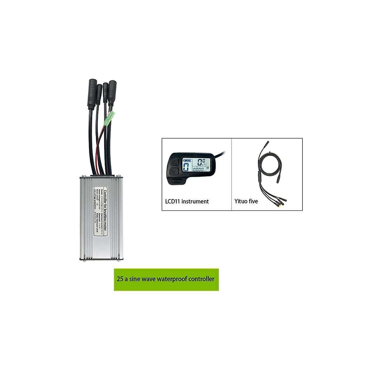 New Sine Wave Controller Kit Electric Bicycle Electric Scooter Kit Lcd11 Display Sine Wave Controlle
