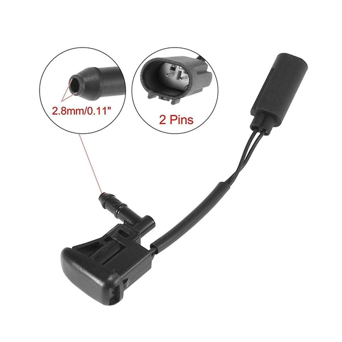 New Windshield Heated Washer Sprayer Nozzle Jet 61668361039 for 3 Series E46 325 330 2003-2006 E89 Z