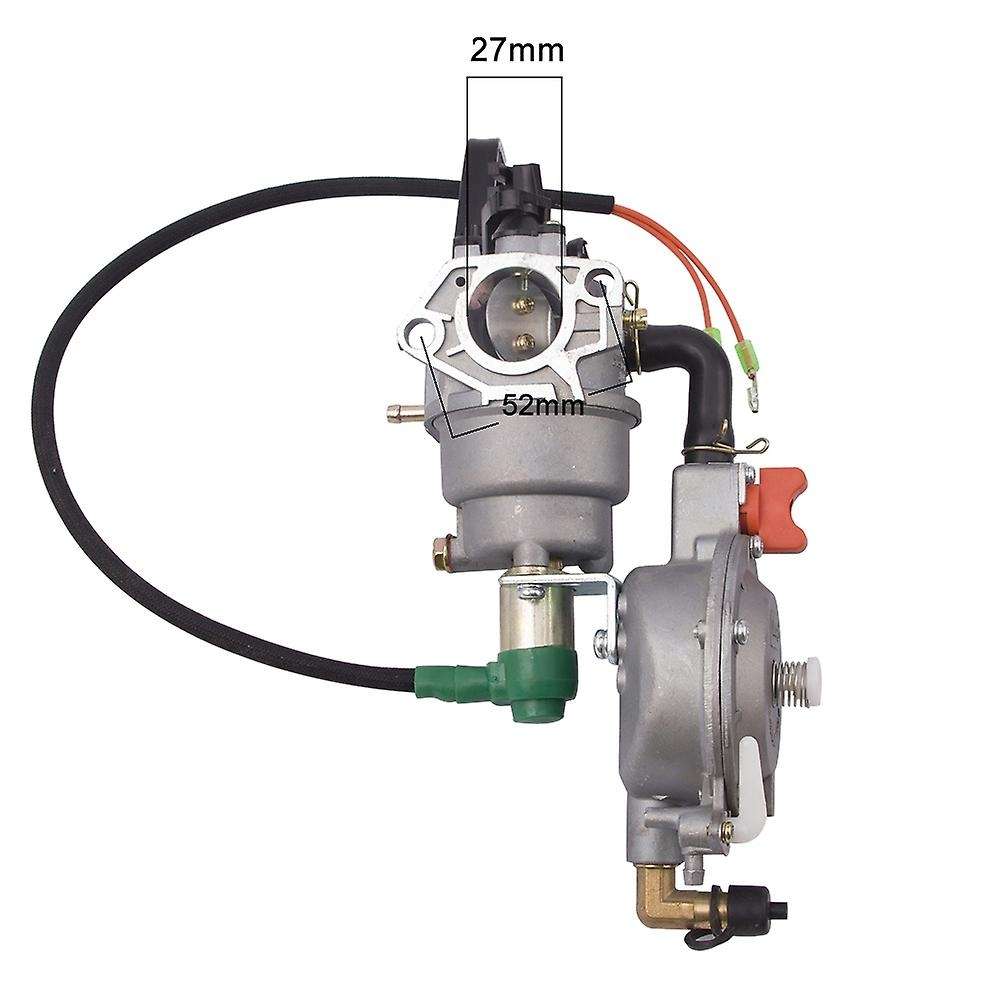 NG Carburetor Dual Fuel Conversion Kit for 5KW 6.5KW 188F 190F 13P Generator Dual Fuel Carburetor
