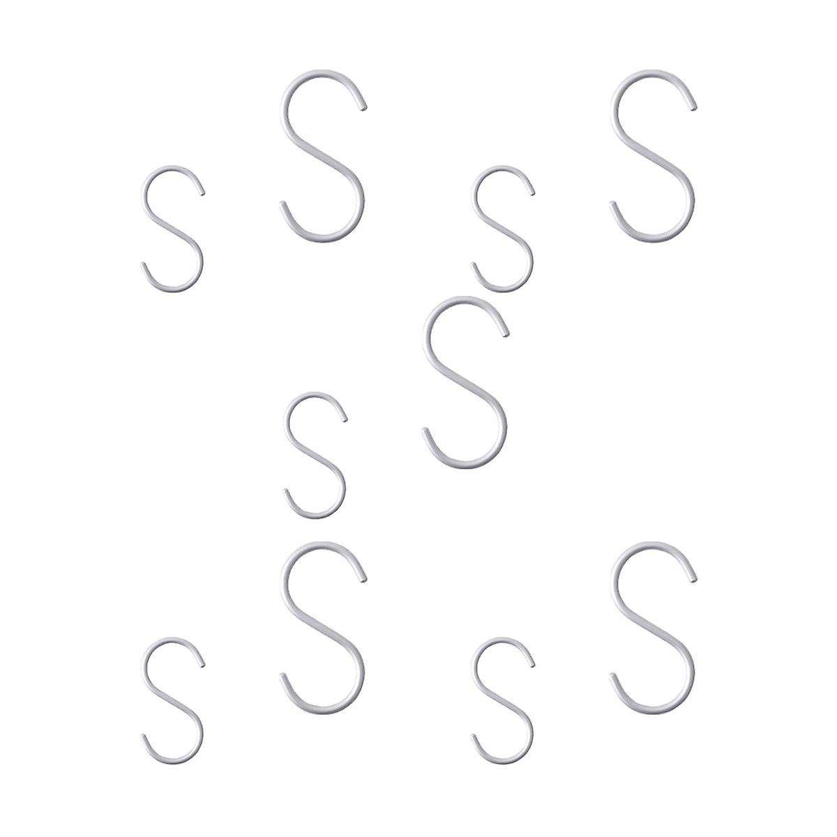No Trace Hook S-type Hook Free Punching Metal Hook Durable S-type Hook Stainless Steel Hook 5 Big 5