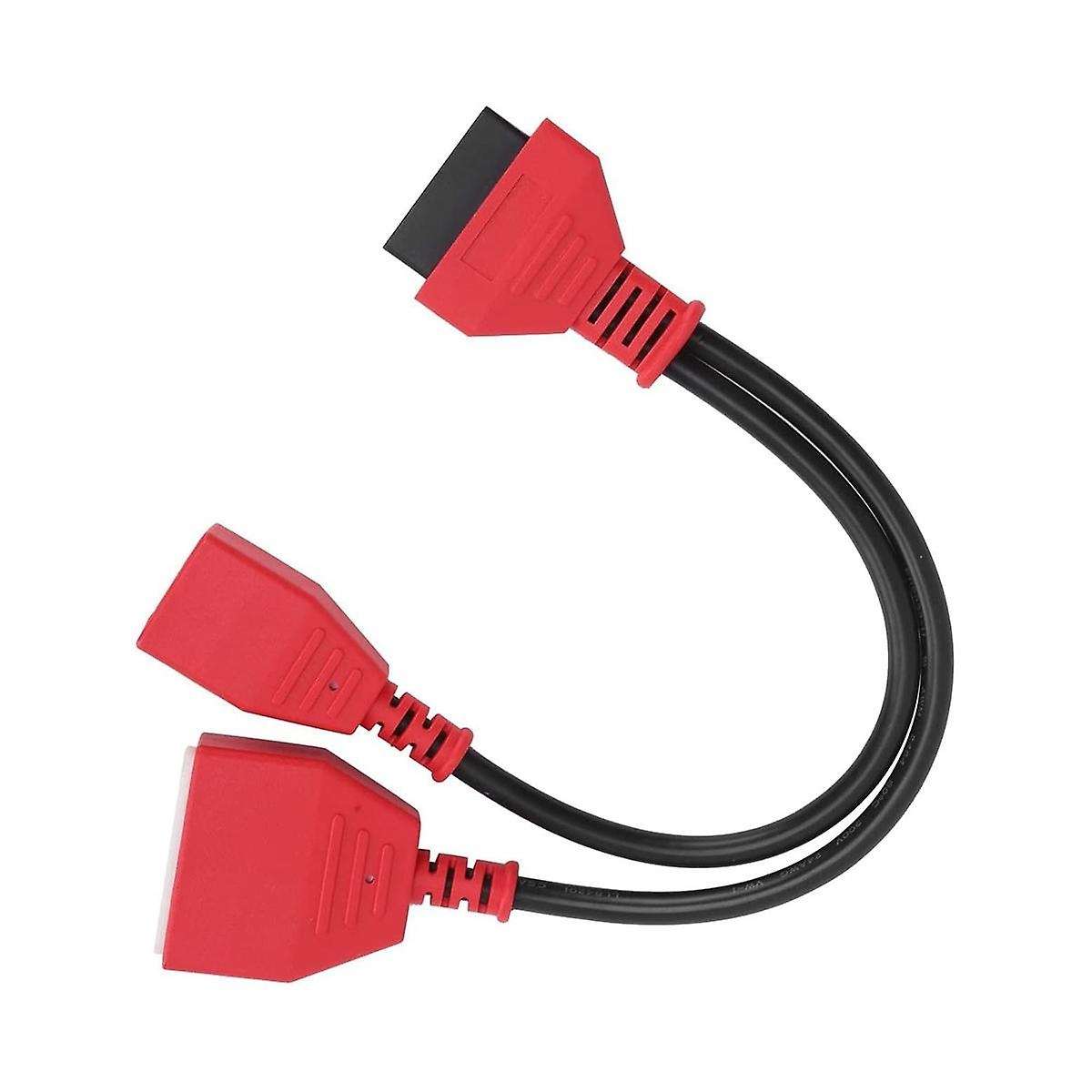 Obd2 Diagnostic Connector Cable, 16+32 Obdii Gateway Adapter Car Diagnostic Tool Replacement for Sy