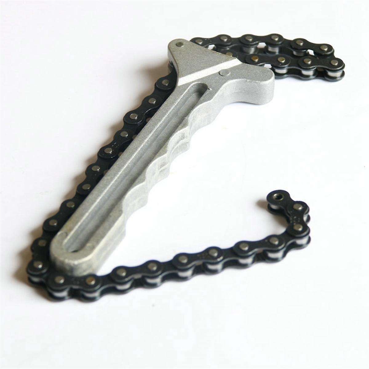 Oil Filter Chain Wrench Pliers Remover Filter Wrench Car Engine Oil Grid Filter Chain Wrench Handle