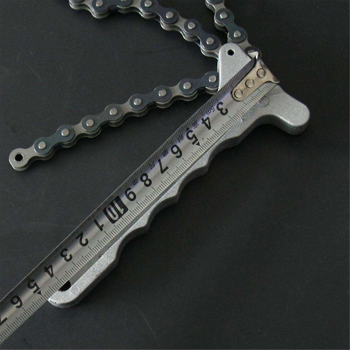 Oil Filter Chain Wrench Pliers Remover Filter Wrench Car Engine Oil Grid Filter Chain Wrench Handle