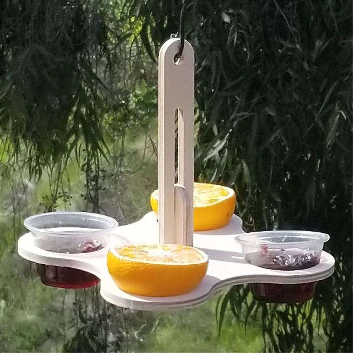 Oriole Bird Feeders for Outdoors, Jelly and Oranges Bird Feeder Outside Hanging