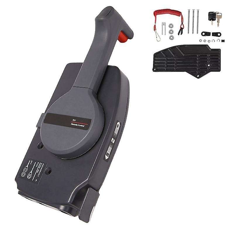 Outboard Remote Control Box Outboard Side Mount Control Box for Boat Engine (Simple)