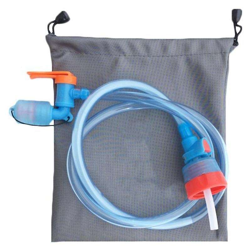 Outdoor Backpack Water Dispenser Outdoor Camping Hiking Travel Water Bag Straw Bottle Drinking Fount