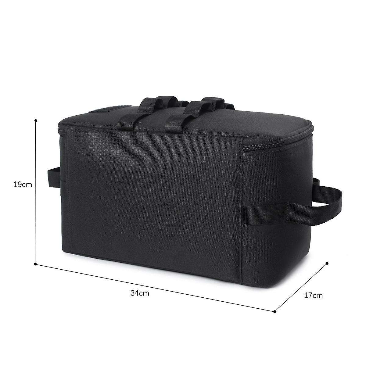 Outdoor Camping Storage Bag Gas Stove Canister Pot Carry Bag Picnic Bag Cookware Utensils Organizer