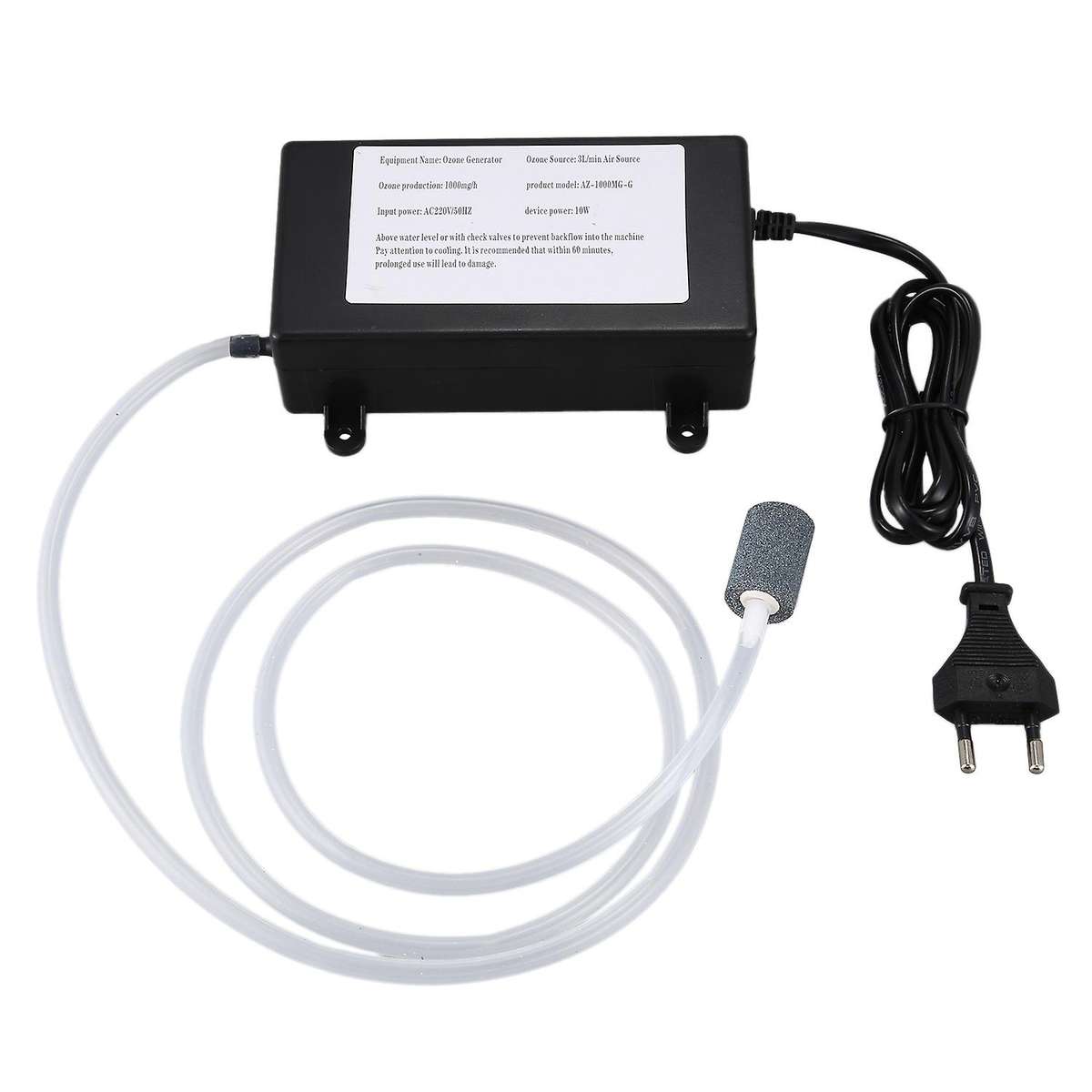 Ozone Generator 1000Mg Ozonizer Water Air Purifier Cleaner Treatment Fruit Vegetable Fish Tank ,EU P