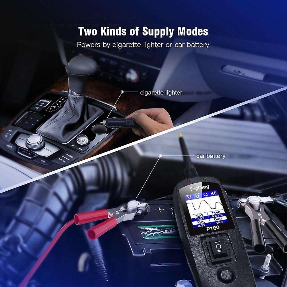 P100 Power Test Electric Circuit Tester Car Diagnostic Tool for Cars Trucks