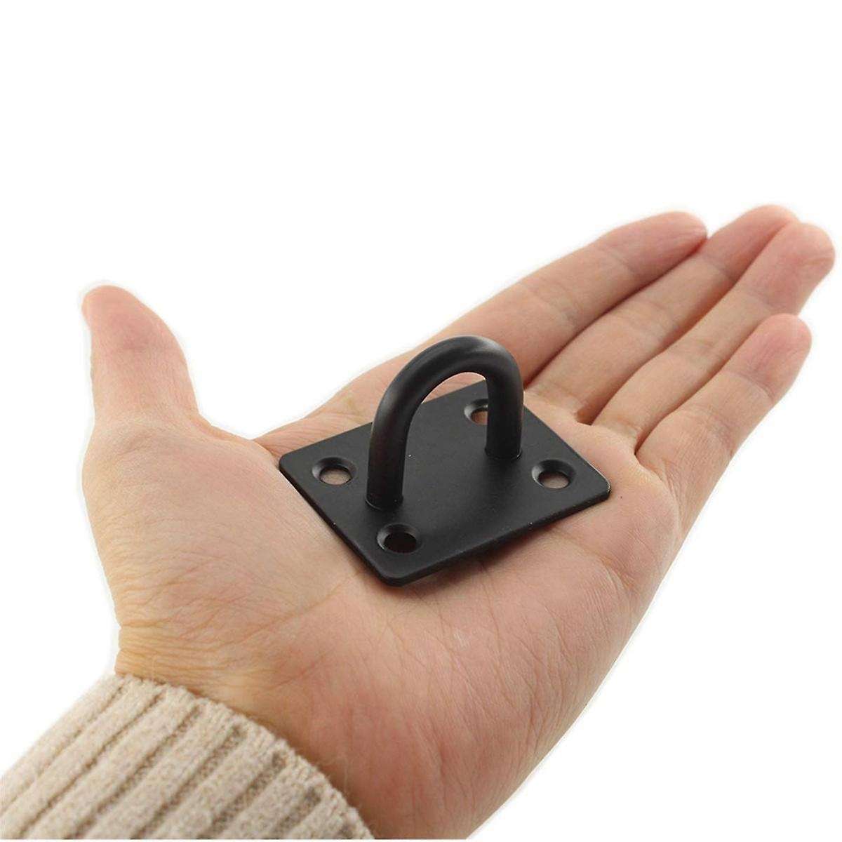 Pad Eye Plate U Hooks Heavy Duty Wall Mount Ring Hooks Marine Hanging Hardware Staple Hook Loop with