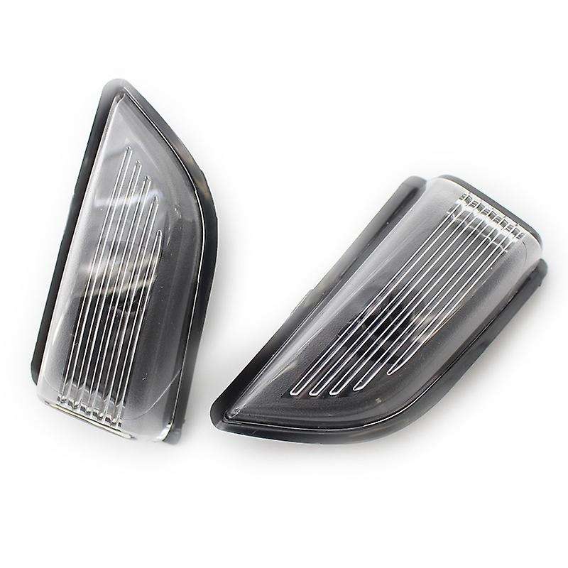Pair Car Rear View Mirror Turn Signal Side Mirror Light Indicator Cover for XC60 2009-2013 Smoke