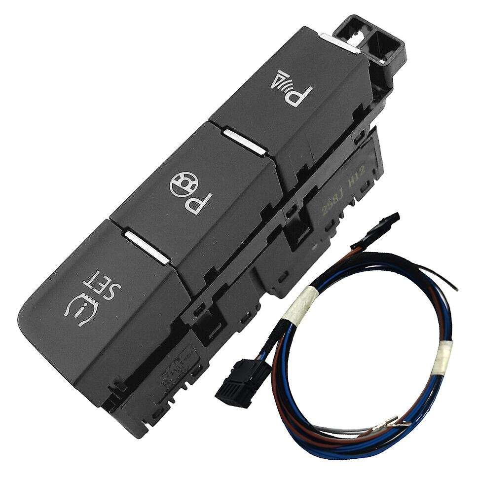 Parking Assist Switch Tire Pressure Monitoring Switch Button with Cable Harness for Golf 7 Mk7 5Gg 9