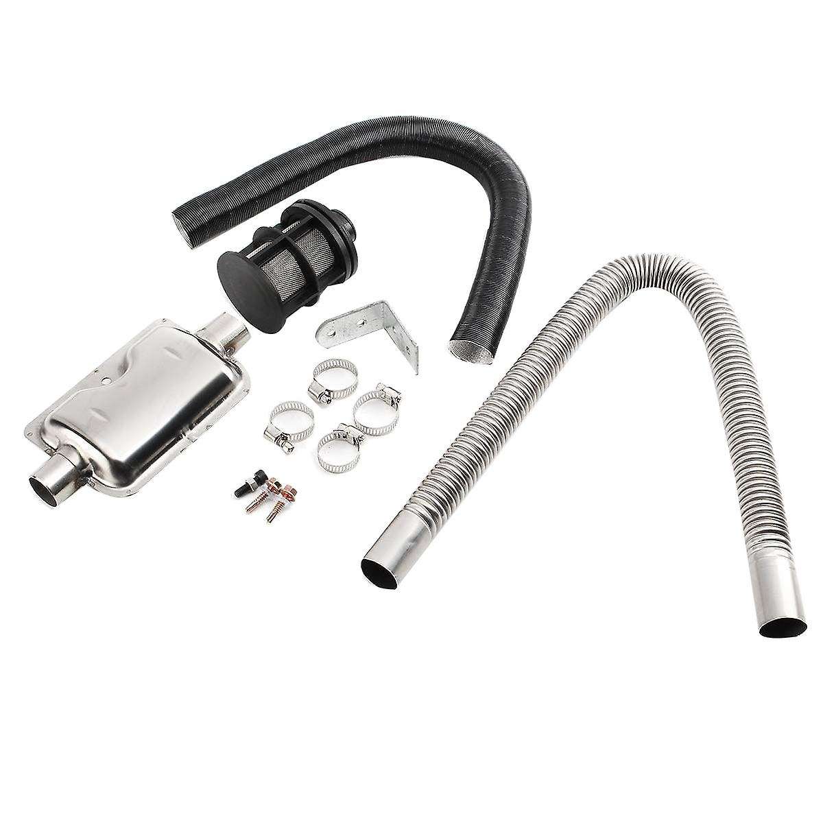 -Parking Heater 24mm Exhaust- 25mm Filter Exhaust Intake Pipe Hose Line for Eberspacher