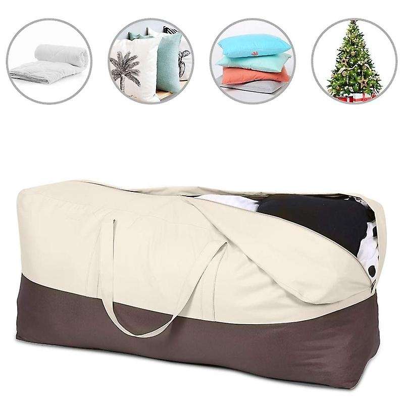 Patio Cushion Cover Bag Waterproof Outdoor Patio Furniture Rectangular Cushion Bag-b