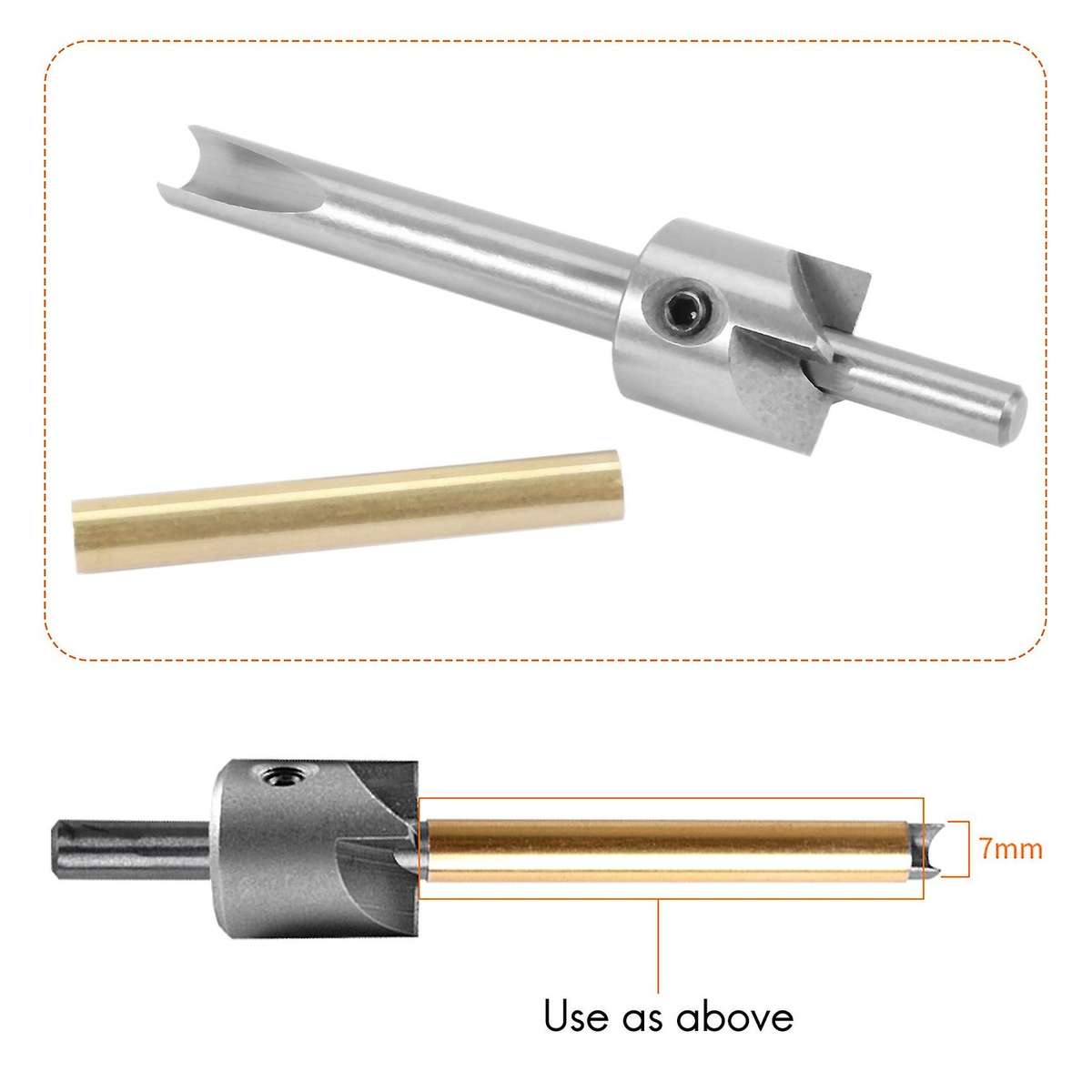 Pen Barrel Trimming System with 3/4 Inch Cutting Head,7mm, 8mm, 3/8 Inch, 10mm Pilot Shafts, Pen Ba