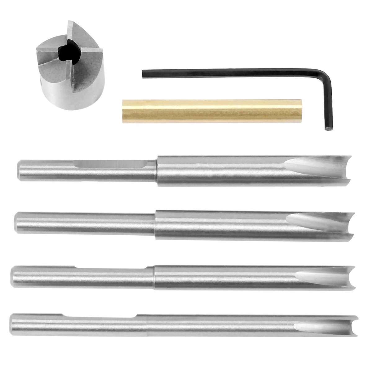 Pen Barrel Trimming System with 3/4 Inch Cutting Head,7mm, 8mm, 3/8 Inch, 10mm Pilot Shafts, Pen Ba