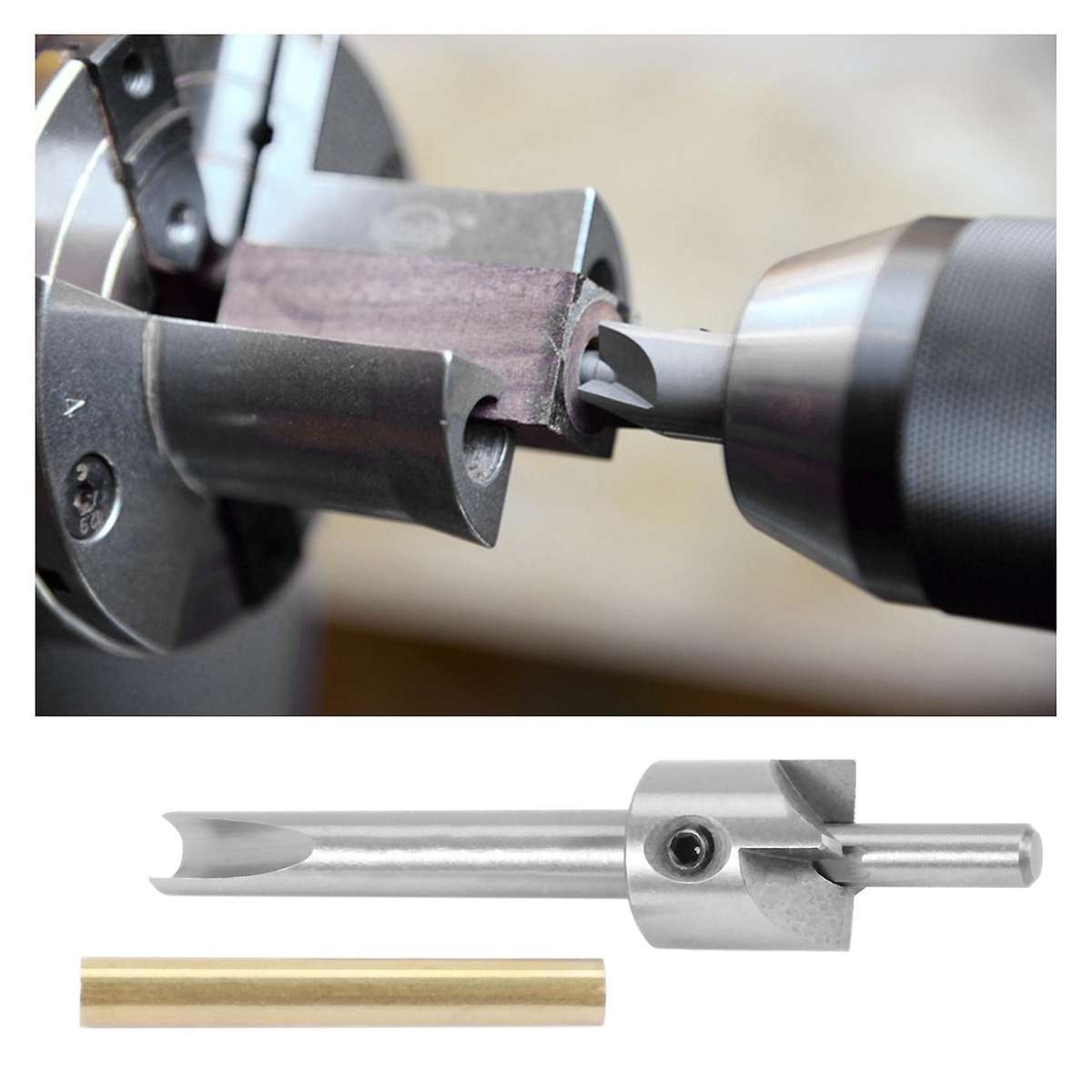 Pen Barrel Trimming System with 3/4 Inch Cutting Head,7mm, 8mm, 3/8 Inch, 10mm Pilot Shafts, Pen Ba