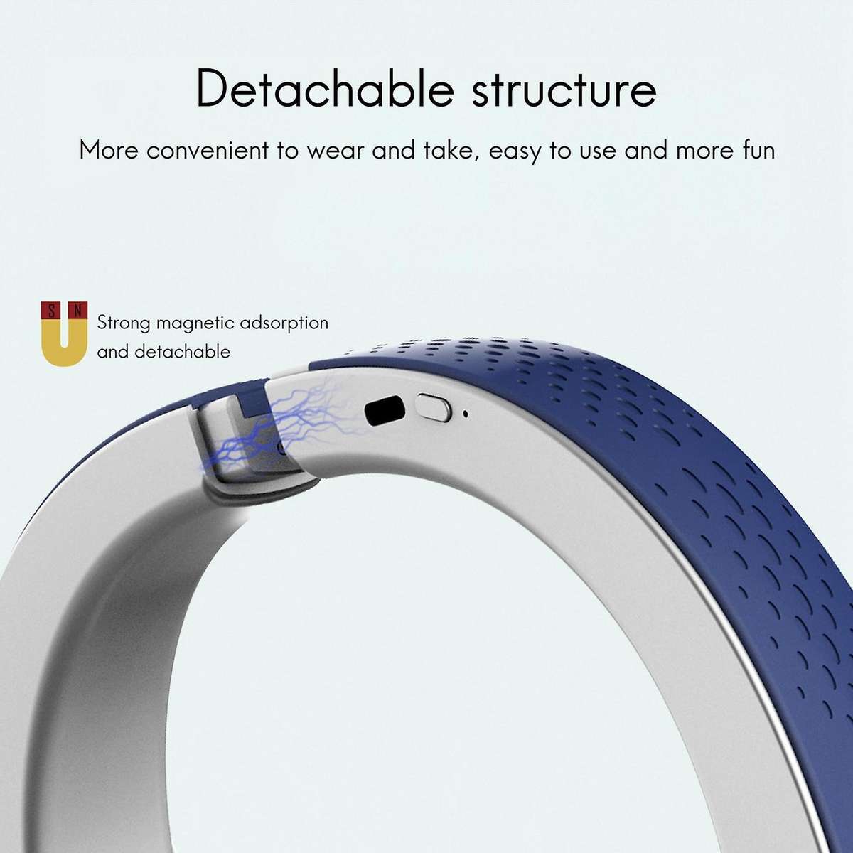 Personal Neck Fan,Rechargeable Hands Free Bladeless Portable Mini Fans,Wearable Neck Fan for Travel