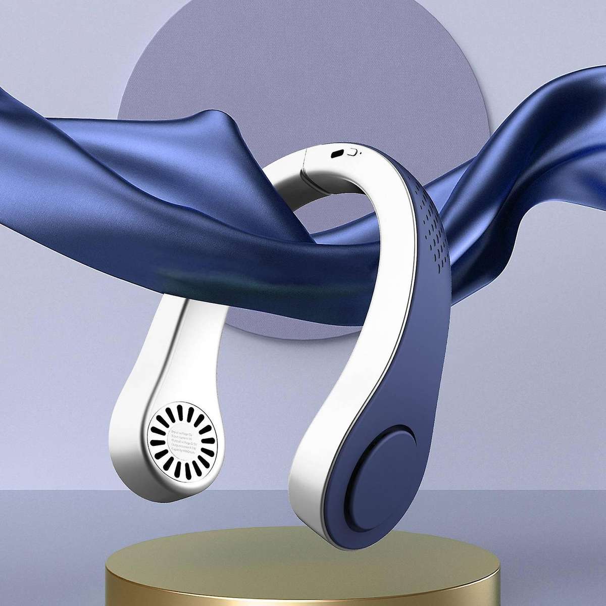 Personal Neck Fan,Rechargeable Hands Free Bladeless Portable Mini Fans,Wearable Neck Fan for Travel