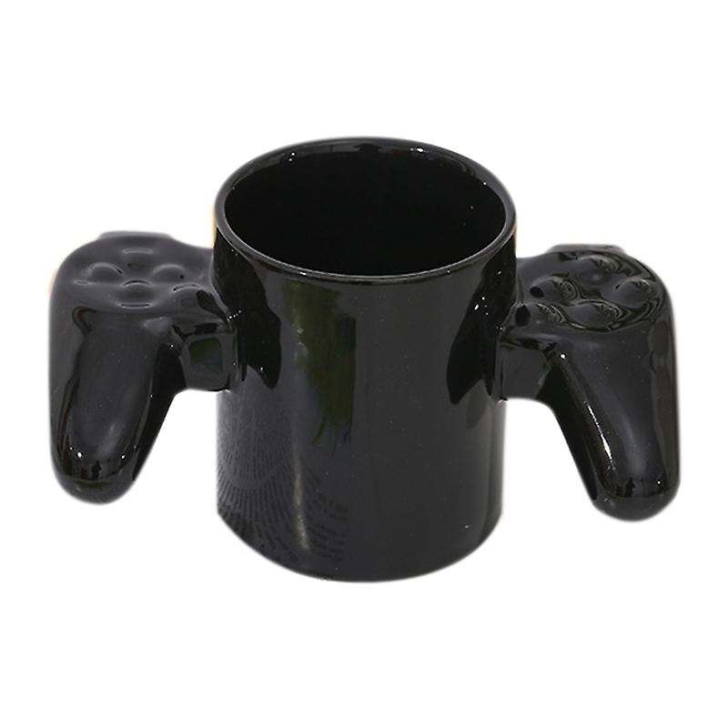 Personality Handle Coffee Milk Cup with " "Typeface,3D Gamepad Controller Mug,for Gamers' Gift