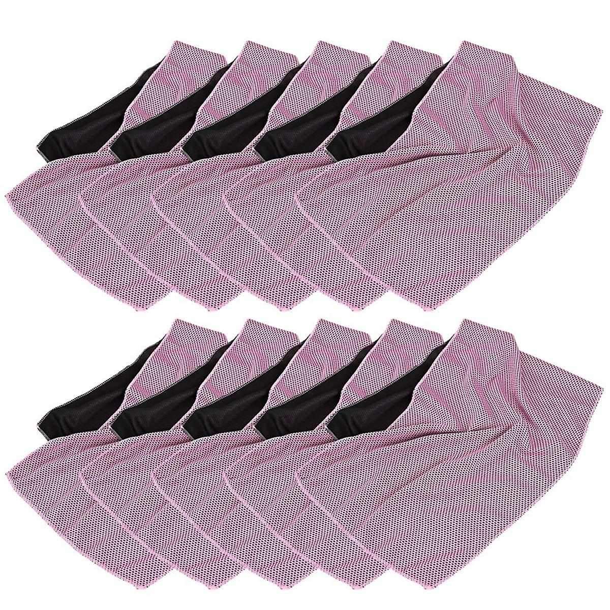 Pink Cold-Feeling Sports Towel, Quick-Drying, Outdoor Cooling, Cold Towel, Fitness and Running Sweat