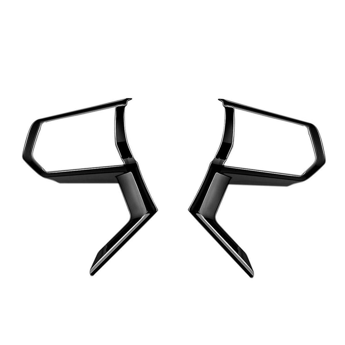 Plastic Black Steering Wheel Cover Trim for 2022+ Steering Wheel Panel Trim