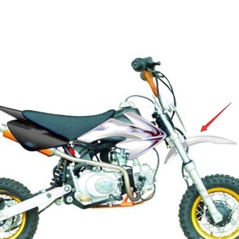 Plastic Front Wheel for Protector for CRF50 Dirt Pit Bike ( WHITE)