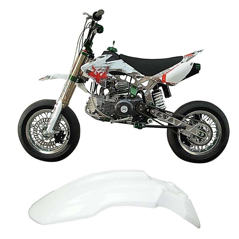 Plastic Front Wheel for Protector for CRF50 Dirt Pit Bike ( WHITE)