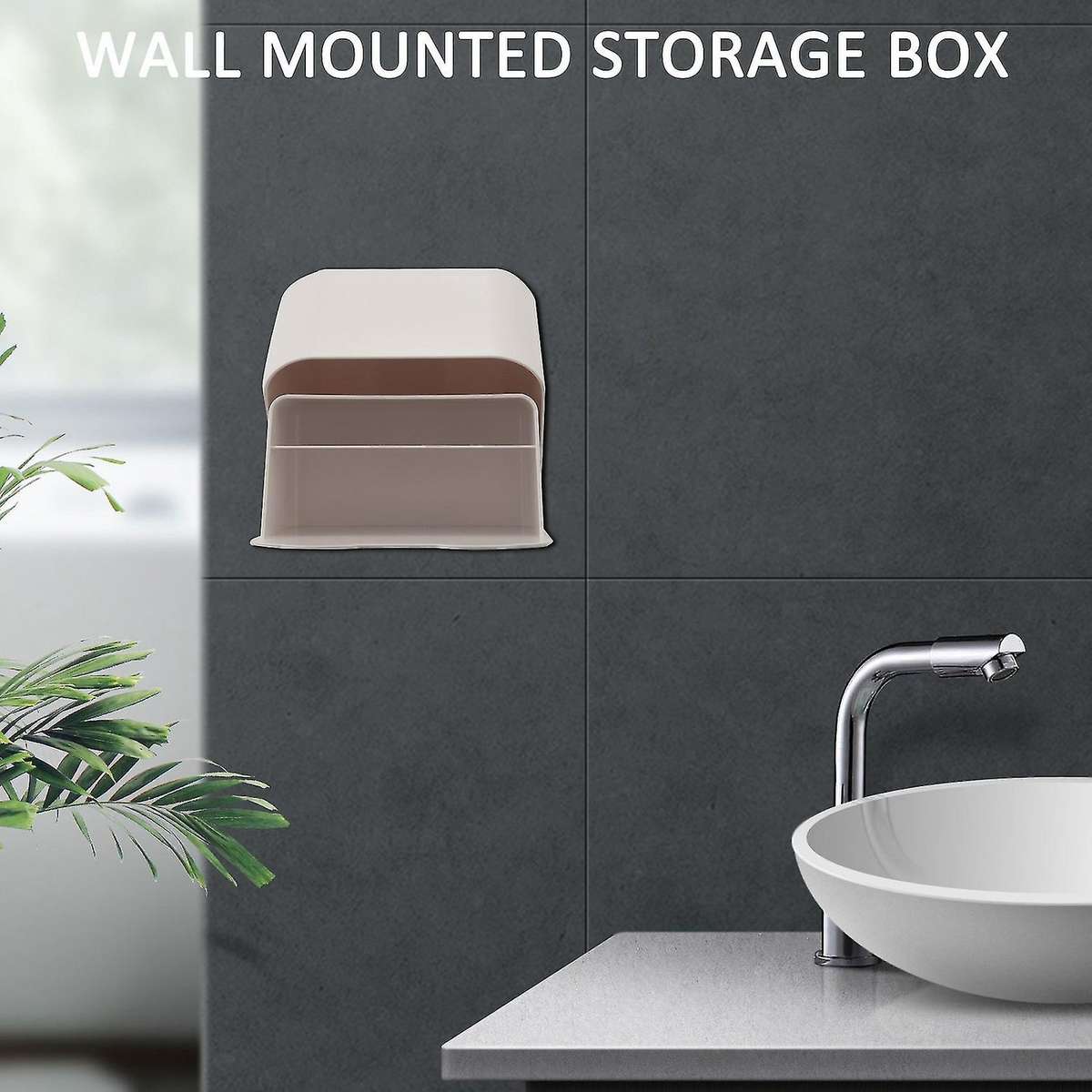 Plastic Ps Box Sanitary Napkin Cosmetics Multi-purpose Flap Grid Sealed Box B