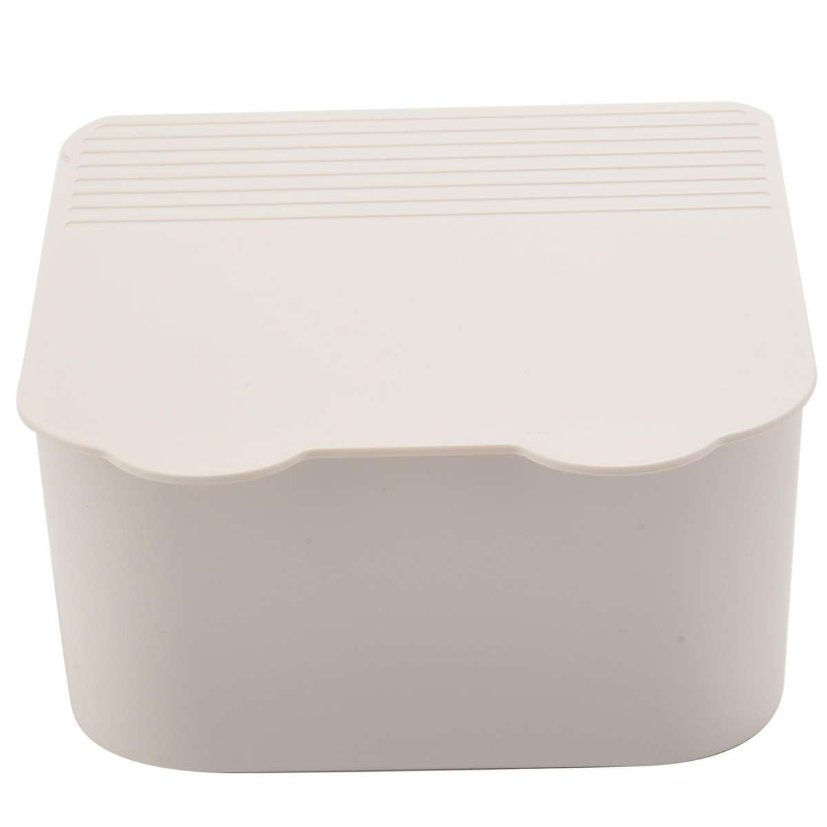 Plastic Ps Box Sanitary Napkin Cosmetics Multi-purpose Flap Grid Sealed Box B