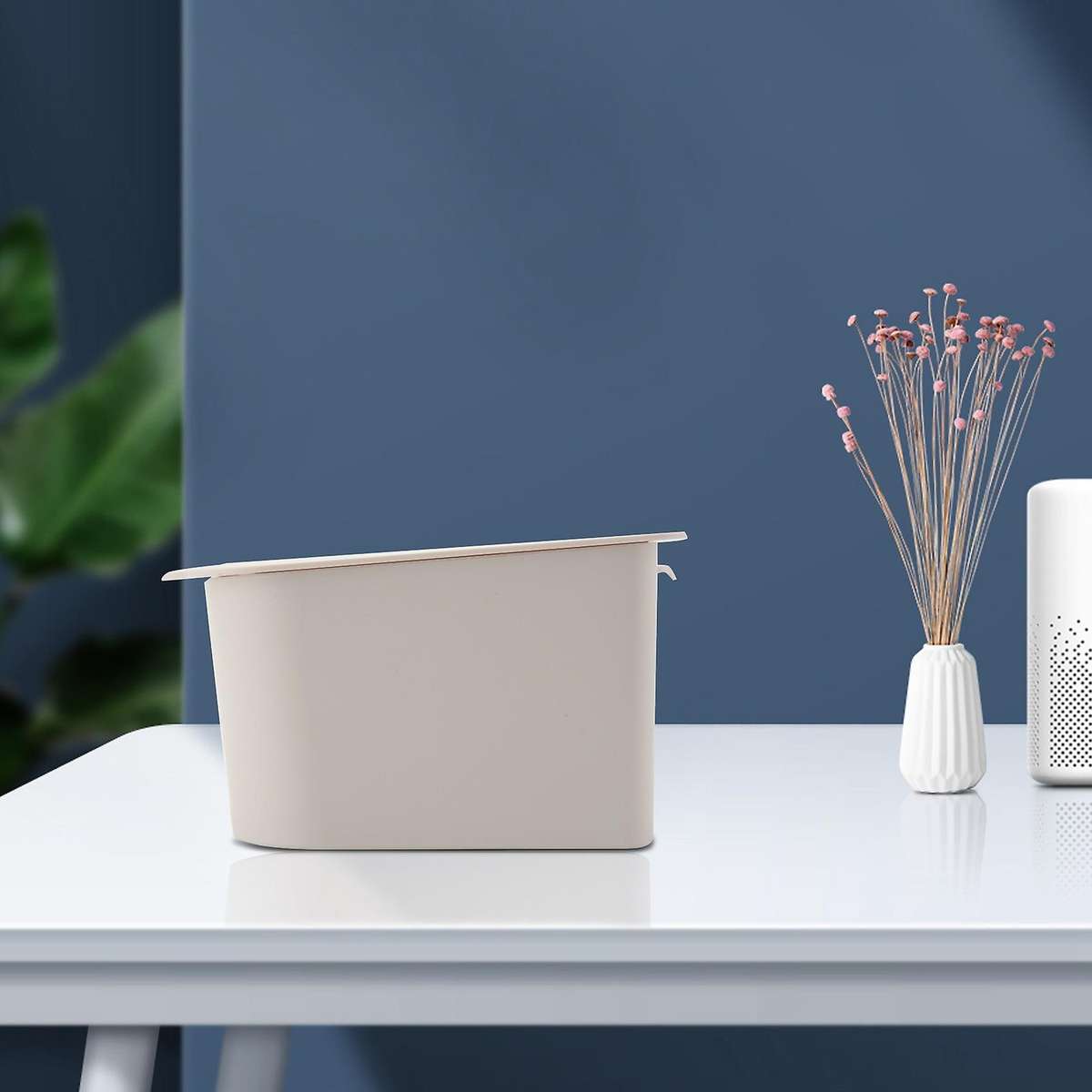 Plastic Ps Box Sanitary Napkin Cosmetics Multi-purpose Flap Grid Sealed Box B