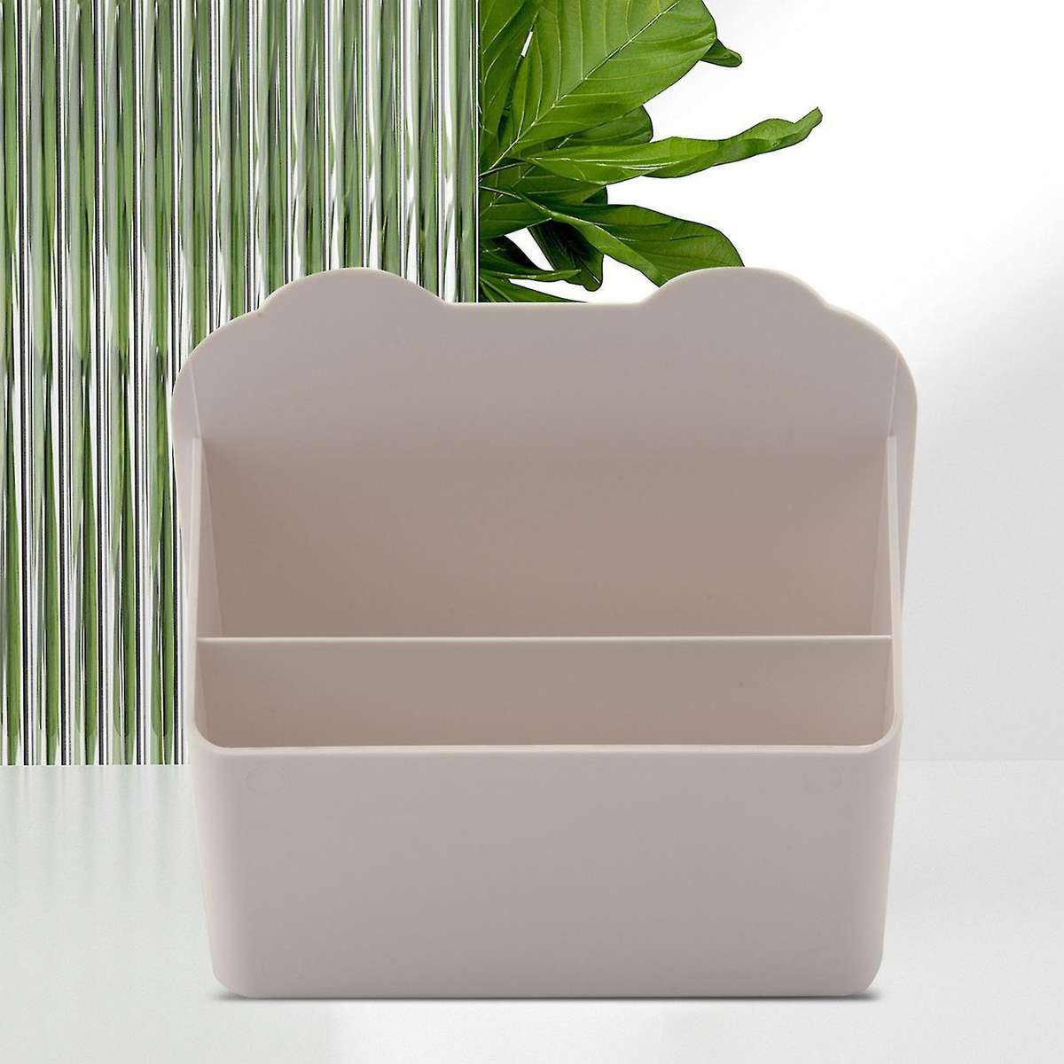 Plastic Ps Box Sanitary Napkin Cosmetics Multi-purpose Flap Grid Sealed Box B