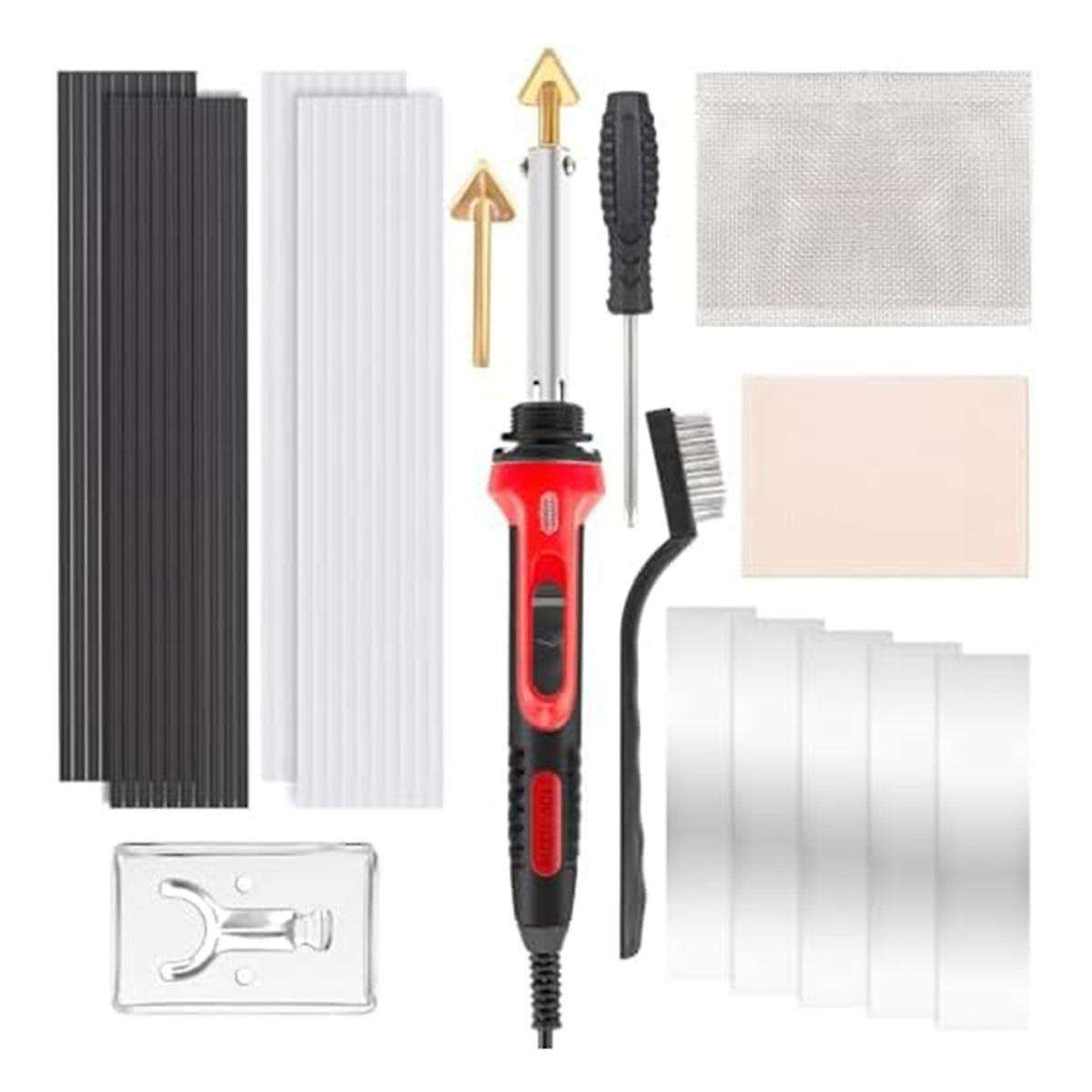 Plastic Welding Kit for Car Bumper Repair, Rapid Heating Plastic Repair Kit for Diy, Dashboard Repai