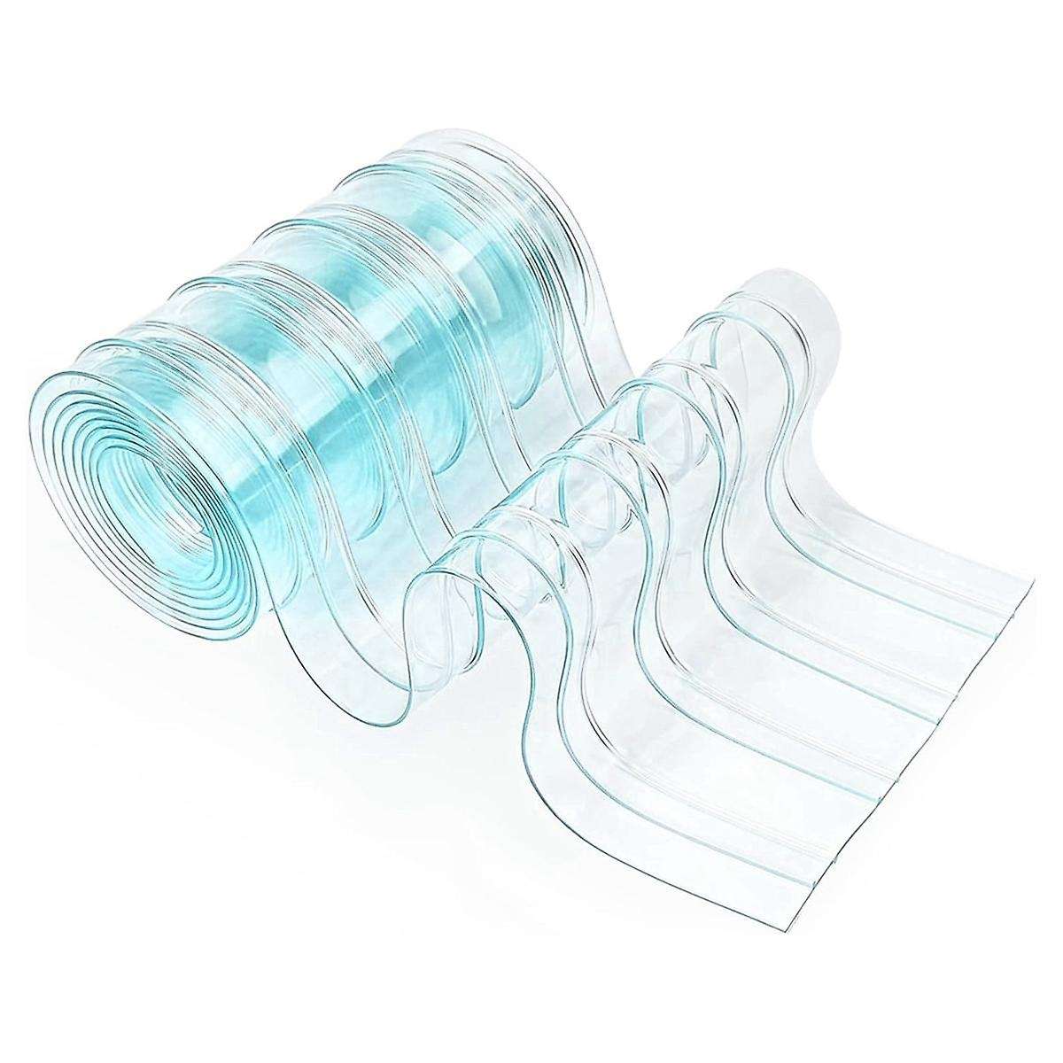 Plastic Vinyl Replacement Strip 7.9 In X 4.9 Ft Door Curtain, Clear Pvc Freezer Curtain Door Curtain
