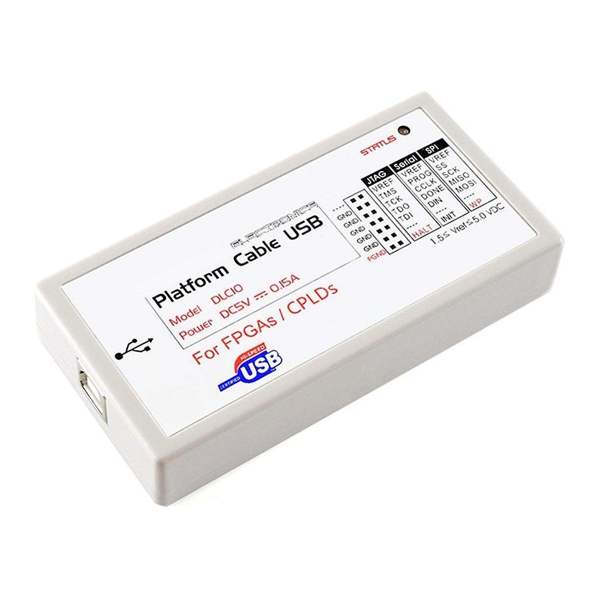 Platform Cable USB Programmer Downloader for In-Circuit Configuration and Programming of All Xilinx