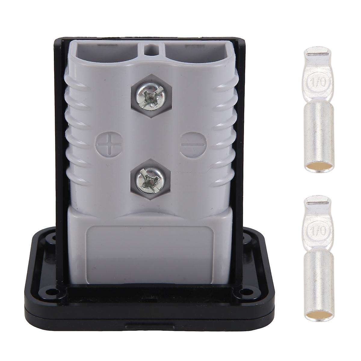 Plug Holder for Anderson Plugs 175A Panel Base with Dust Cover High Current Connector Fixing Bracket